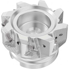 Seco - Indexable Square-Shoulder Face Mills Cutting Diameter (Inch): 3 Cutting Diameter (Decimal Inch): 3.0000 - Caliber Tooling