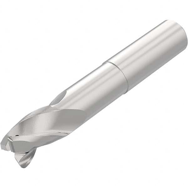 Niagara Cutter - 1/2" Diam 3 Flute Solid Carbide 0.06" Corner Radius End Mill - Caliber Tooling