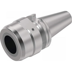 Hydraulic Tool Chuck: Taper Shank, 19.05 mm Hole 69.85 mm Projection, 58 mm Nose Dia, 50.8 mm Clamp Depth, Through Coolant