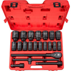 Socket Set: 3/4″ Drive 7/8 to 2″ Socket, 6 Point