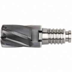 Kennametal - Corner Radius & Corner Chamfer End Mill Heads Mill Diameter (Inch): 3/8 Mill Diameter (Decimal Inch): 0.3750 - Caliber Tooling