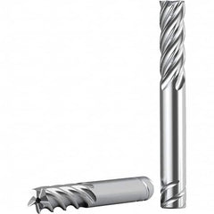 Kennametal - 3/4", 2-1/4" LOC, 3/4" Shank Diam, 5" OAL, 5 Flute, Solid Carbide Square End Mill - Caliber Tooling