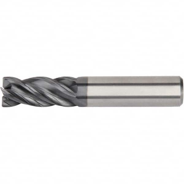 Kennametal - 12mm Diam 4 Flute Solid Carbide 0.5mm Chamfer Width Corner Chamfer End Mill - Caliber Tooling