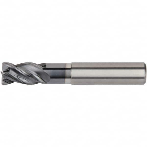 Kennametal - 20mm Diam 4 Flute Solid Carbide 6mm Corner Radius End Mill - Caliber Tooling