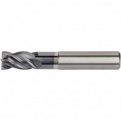 Kennametal - 20mm Diam 4 Flute Solid Carbide 6mm Corner Radius End Mill - Caliber Tooling