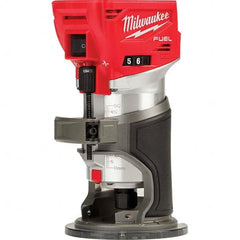 Milwaukee Tool - Electric Routers Collet Size (Inch): 1/4 Router Type: Cordless Compact Router - Caliber Tooling