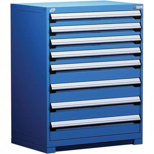 Rousseau Metal - Modular Storage Cabinets Number of Drawers: 8.000 Height (Inch): 46 - Caliber Tooling