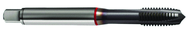 M6x1.0 6H 3-Flute Cobalt Red Ring Spiral Point Plug Tap-TiCN - Caliber Tooling