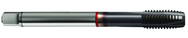 M24x3.0 6H 4-Flute Cobalt Red Ring Spiral Point Plug Tap-TiCN - Caliber Tooling