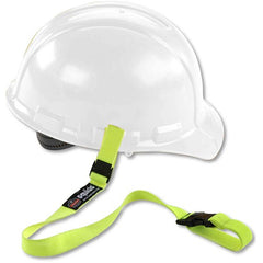 3150 Lime Elastic Hard Hat Lanyard With Buckle - Caliber Tooling