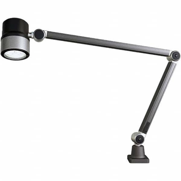 Waldmann Lighting - Machine Lights Machine Light Style: Spot with Arm Mounting Type: Attachable Base - Caliber Tooling