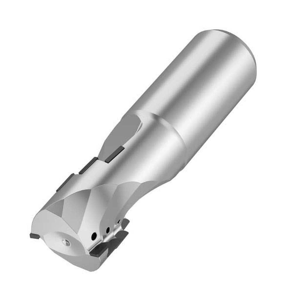 Kennametal - 1-1/2" Diam 3 Flute Solid Carbide 0.015" Corner Radius End Mill - Caliber Tooling