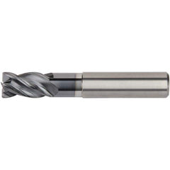 Kennametal - 2.5mm Diam 4 Flute Solid Carbide 0.1mm Chamfer Width Corner Chamfer End Mill - Caliber Tooling