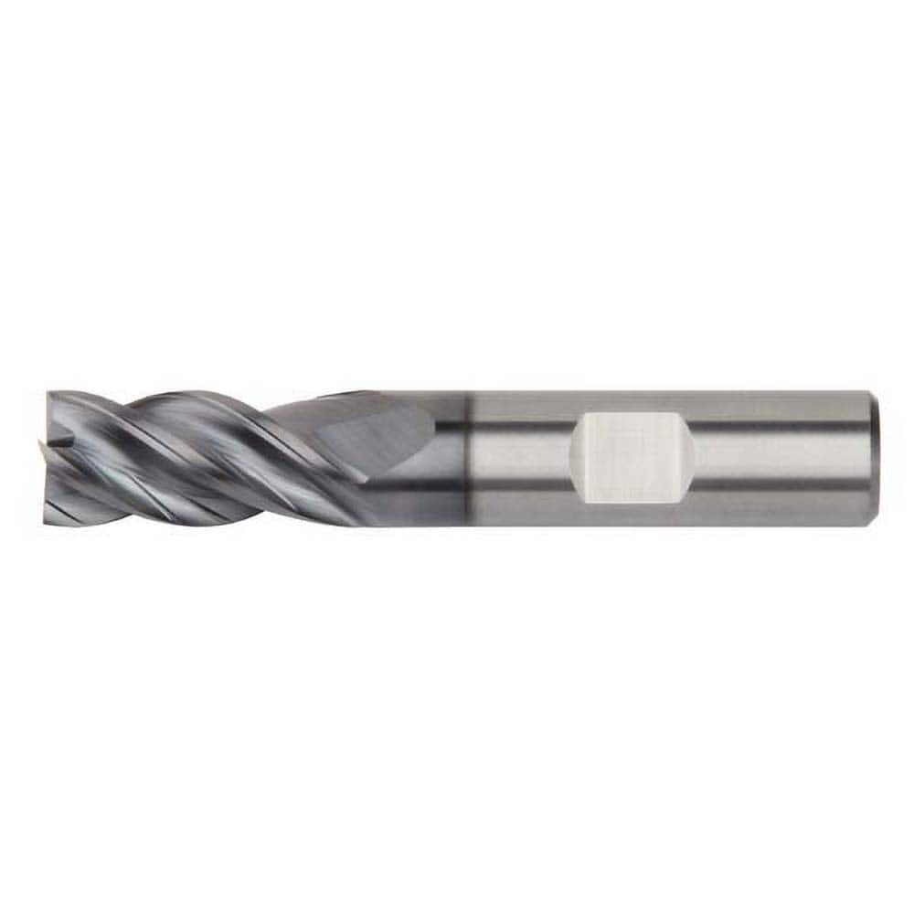 Kennametal - 3mm Diam 4 Flute Solid Carbide 0.3mm Chamfer Width Corner Chamfer End Mill - Caliber Tooling