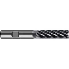 Guhring - 12mm Diam 7 Flute Carbide 0.24mm Chamfer Width End Mill - Caliber Tooling