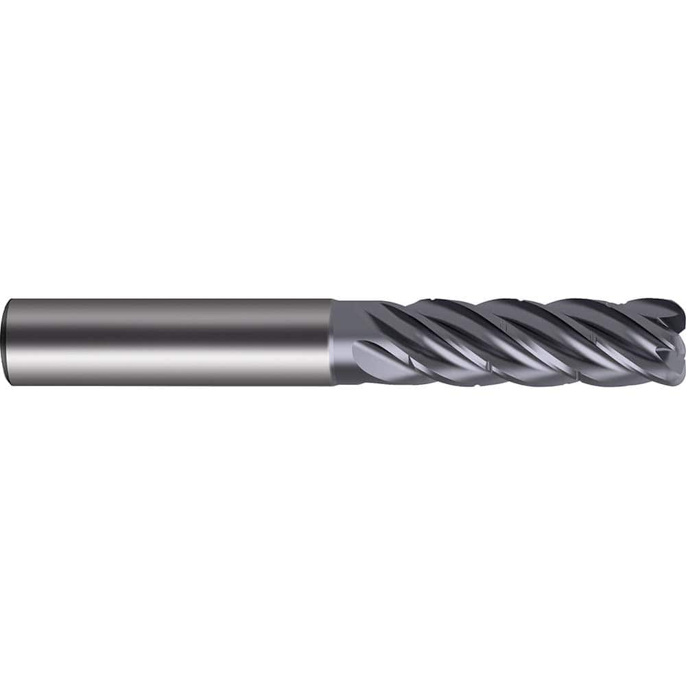 Guhring - 12mm Diam 5 Flute Carbide 1.5mm Corner Radius End Mill - Caliber Tooling