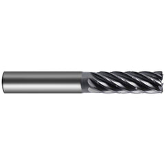 Guhring - 3/8" Diam 7 Flute Carbide 0.008" Chamfer Width End Mill - Caliber Tooling