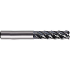 Guhring - 10mm Diam 5 Flute Carbide 0.2mm Chamfer Width End Mill - Caliber Tooling