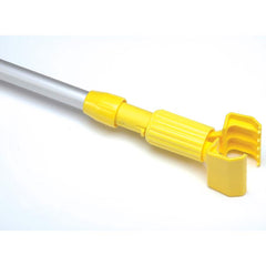 Ability One - Mop Handles; For Use With: Wet mop ; Connection Type: Snap-On ; Handle Length (Inch): 60 ; Handle Material: Aluminum ; Handle Style: Straight - Exact Industrial Supply