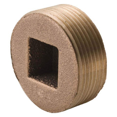 Merit Brass - Brass & Chrome Pipe Fittings Type: Countersunk Plug Fitting Size: 1 - Caliber Tooling