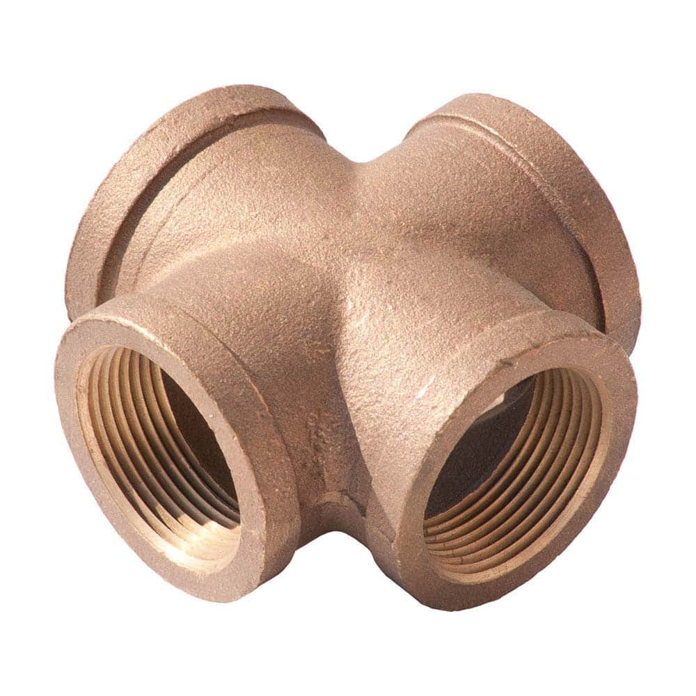 Merit Brass - Brass & Chrome Pipe Fittings Type: Cross Fitting Size: 1 - Caliber Tooling