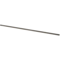 Threaded Rod: #8-32, 1' Long, Titanium, Grade 2 UNC, Right Hand Thread