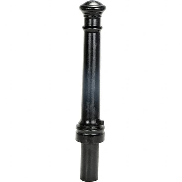 Vestil - 8" Diam x 40" High, Black Iron Bollard - Caliber Tooling