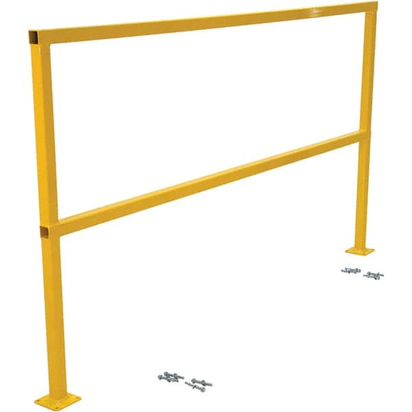 Vestil - 4" Long x 42" High, Steel Square Handrails - Caliber Tooling