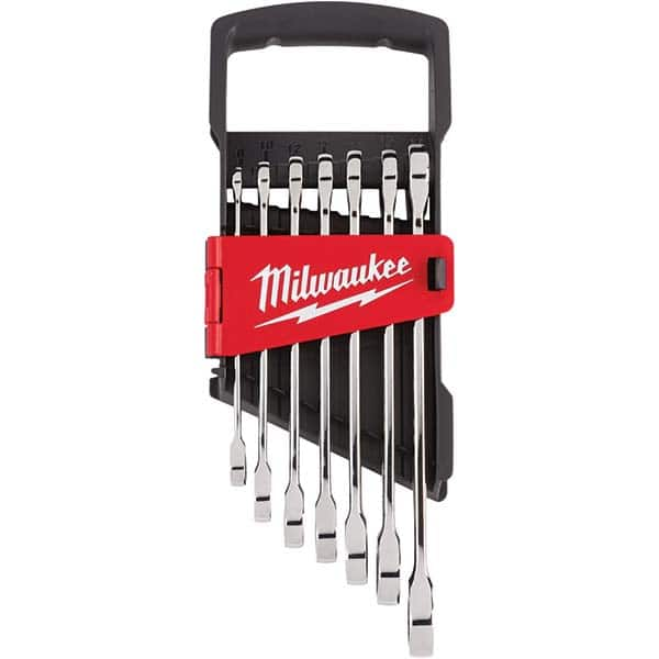 Milwaukee Tool - Wrench Sets Tool Type: Ratcheting Combination Wrench Set System of Measurement: Metric - Caliber Tooling