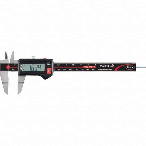 Mahr - 0 to 150mm Range, 0.01mm Resolution, IP67 Electronic Caliper - Caliber Tooling