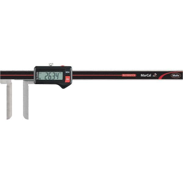 Mahr - 10 to 200mm Range, 0.01mm Resolution, IP67 Electronic Caliper - Caliber Tooling