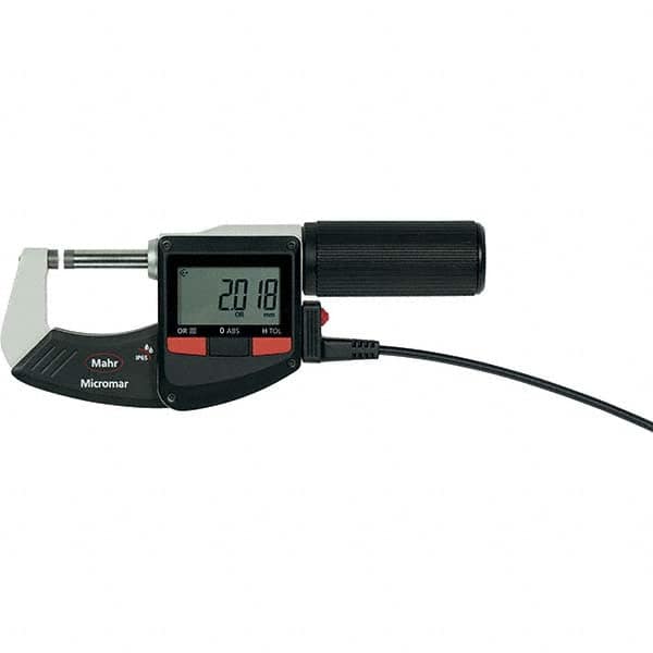 Mahr - Electronic Outside Micrometers Type: Standard Minimum Measurement (Decimal Inch): 1.0000 - Caliber Tooling