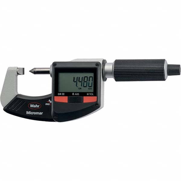 Mahr - Electronic Outside Micrometers Type: Standard Minimum Measurement (Decimal Inch): 0.0000 - Caliber Tooling