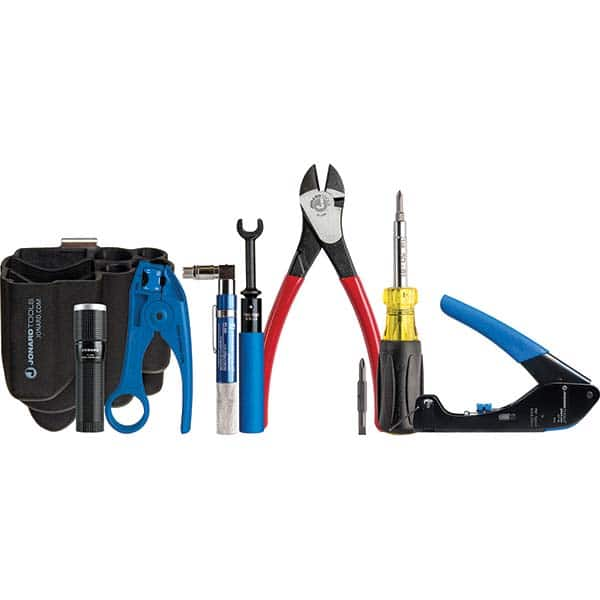 Jonard Tools - Cable Tools & Kits Tool Type: Compression Tool Number of Pieces: 8.000 - Caliber Tooling