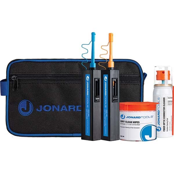 Jonard Tools - Cable Tools & Kits Tool Type: Fiber Cleaning Kit Number of Pieces: 5.000 - Caliber Tooling