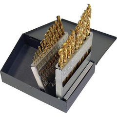 Cle-Line - Drill Bit Sets System of Measurement: Inch Drill Bit Material: High Speed Steel - Caliber Tooling