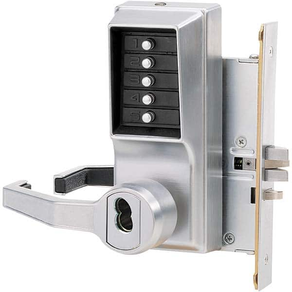 Simplex - Lever Locksets Type: Keypad Door Thickness: 1-3/4 - Caliber Tooling