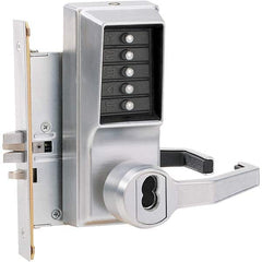 Simplex - Lever Locksets Type: Push-button Lock Door Thickness: 1-3/4 - Caliber Tooling