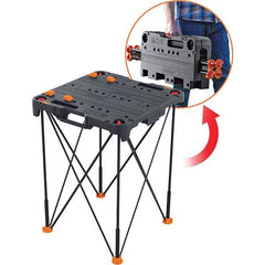 Worx - Stationary Work Benches, Tables Type: Foldup Sawhorse Top Material: Plastic - Exact Industrial Supply