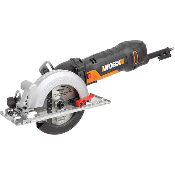 Worx - Electric Circular Saws Amperage: 4.5000 Blade Diameter Compatibility (Inch): 4-1/2 - Caliber Tooling