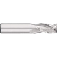 Titan USA - Square End Mills; Mill Diameter (Decimal Inch): 0.1563 ; Number of Flutes: 3 ; Length of Cut (Inch): 9/16 ; Length of Cut (Decimal Inch): 0.5625 ; Material: Solid Carbide ; Finish/Coating: Uncoated - Exact Industrial Supply