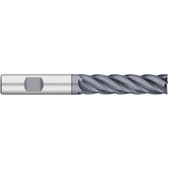 Titan USA - Square End Mills; Mill Diameter (Inch): 1 ; Mill Diameter (Decimal Inch): 1.0000 ; Number of Flutes: 5 ; Length of Cut (Inch): 2-1/4 ; Length of Cut (Decimal Inch): 2.2500 ; Material: Solid Carbide - Exact Industrial Supply