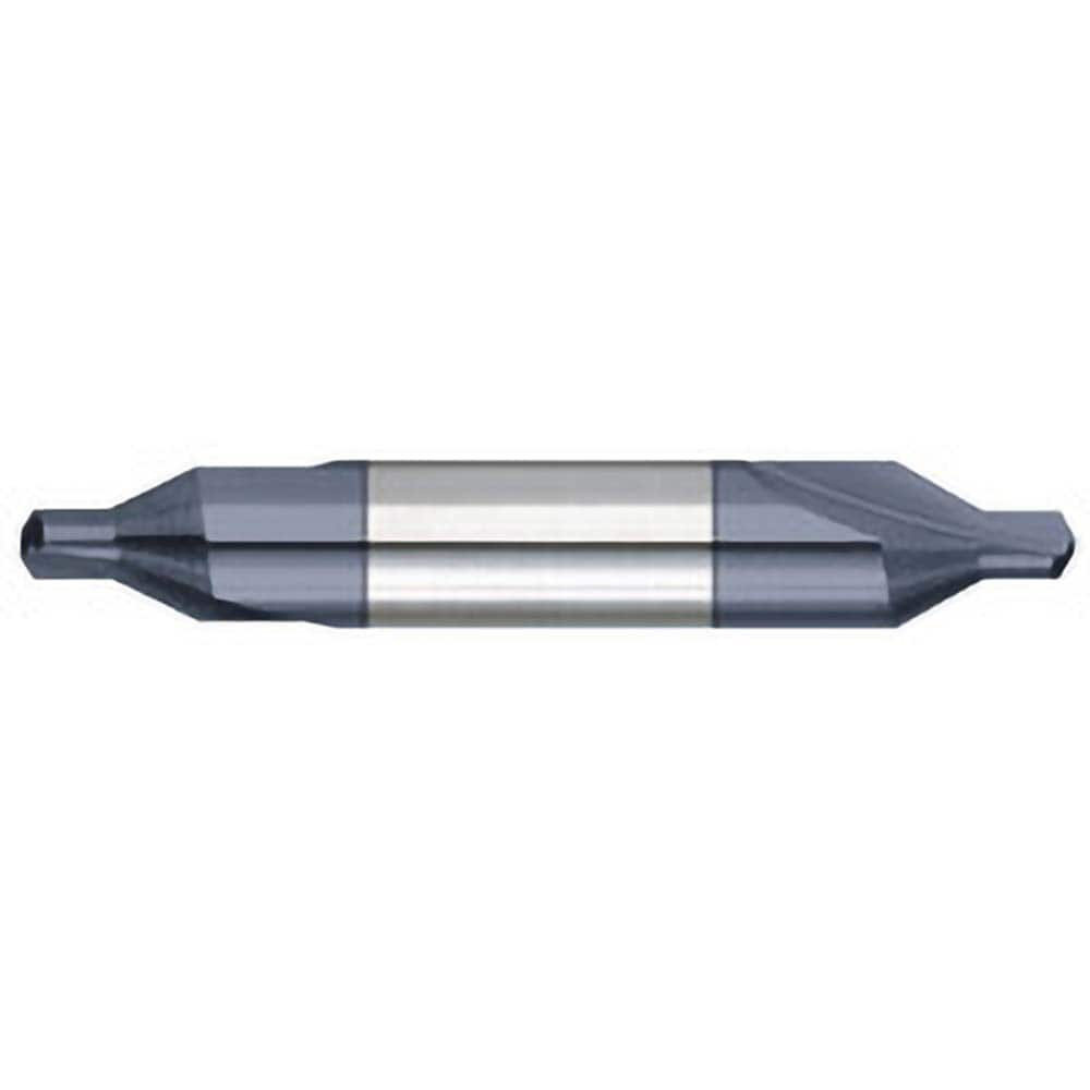 Titan USA - Combination Drill & Countersinks; Material: High Speed Steel ; Included Angle: 60 ; Trade Size: #8 ; Body Diameter (Inch): 3/4 ; Body Diameter (Decimal Inch): 3/4 ; Overall Length (Inch): 3-1/2 - Exact Industrial Supply