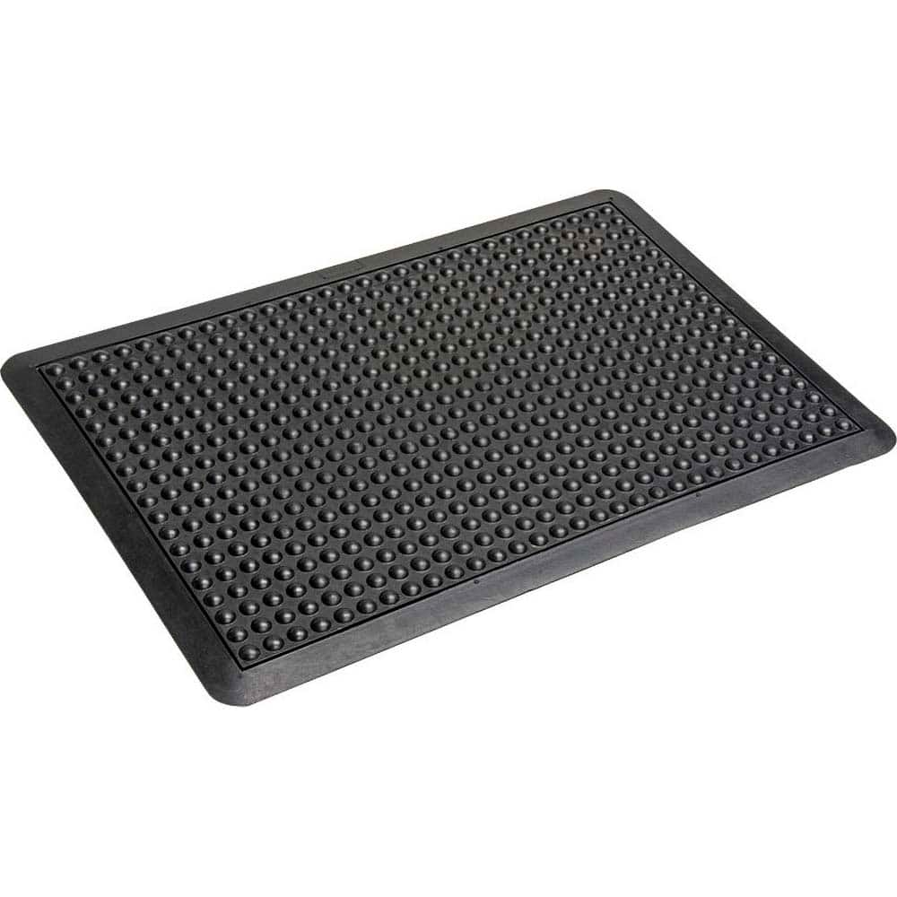 Crown Matting - Anti-Fatigue Matting; Dry or Wet Environment: Dry ; Length (Feet): 3.000 ; Width (Inch): 24 ; Width (Feet): 2.00 ; Thickness (Inch): 1/2 ; Surface Pattern: Bubbled; Raised Circles - Exact Industrial Supply