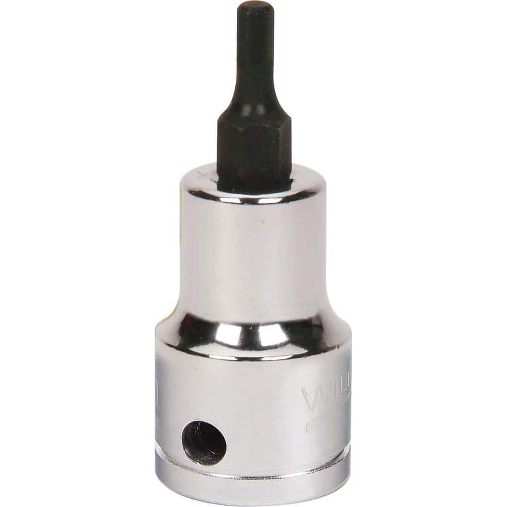 Williams - Hand Sockets; Drive Size (Inch): 3/8 ; Size (Inch): 1/8 ; Type: Standard ; Tool Type: Tethered Hand Socket ; Number of Points: 0 ; Finish/Coating: Chrome - Exact Industrial Supply