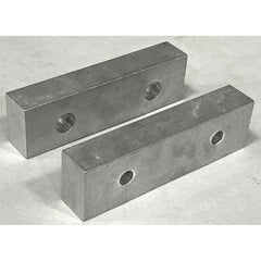 TE-CO - Vise Jaw Sets; Jaw Width (mm): 152.4 ; Jaw Width (Inch): 6 ; Jaw Width (Decimal Inch): 6 ; Set Type: Component Kit ; Material: Aluminum ; Vise Compatibility: 6" Vises - Exact Industrial Supply