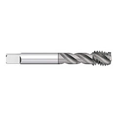 Titan USA - Spiral Flute Taps; Thread Size (Inch): 7/16-14 ; Chamfer: Semi-Bottoming ; Class of Fit: 2B/3B ; Thread Limit: H5 ; Number of Flutes: 3 ; Material: Powdered Metal - Exact Industrial Supply