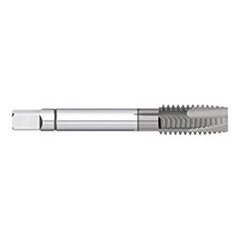 Titan USA - Spiral Point Taps; Thread Size (mm): M16x2.00 ; Number of Flutes: 4 ; Chamfer: Plug ; Class of Fit: 6H ; Thread Limit: D3 ; Finish/Coating: TiCN - Exact Industrial Supply