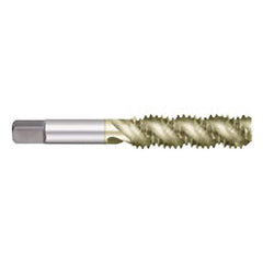 Spiral Flute Tap: #12-24, UNC, 3 Flute, Semi-Bottoming, 2B & 3B Class of Fit, High Speed Steel, ZrN Finish 0.9375″ Thread Length, 2.375″ OAL, Right Hand Flute, Right Hand Thread, H3, Series 891