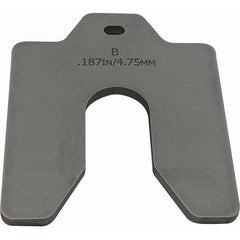 Maudlin Products - Metal Shim Stock Type: Slotted Shim Material: Stainless Steel - Caliber Tooling